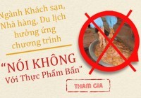 Ngành khách sạn, nhà hàng, du lịch cùng tham gia chương trình 